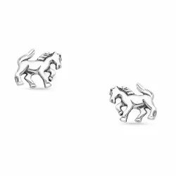 paarden oorsteker in zilver - Little Ones