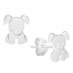 honden oorsteker in zilver - Little Ones