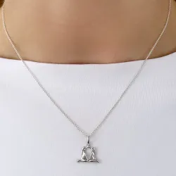 sterrenbeeld tweeling hanger in zilver