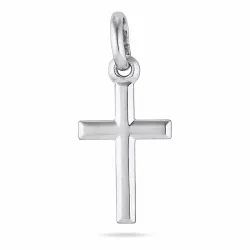 16 x 9 MM kruis hanger in zilver