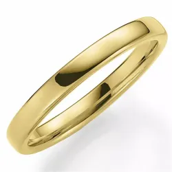 smal 3 mm trouwring in 9 karaat goud