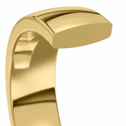 4 mm trouwringen in 14 karaat goud 0,03 ct - set