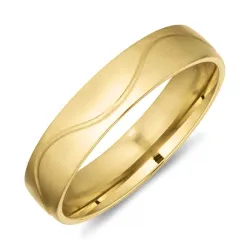 5 mm trouwring in 9 karaat goud