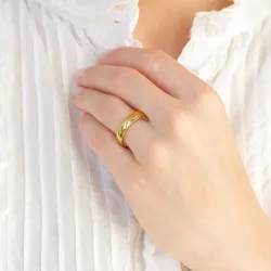 5 mm trouwring in 9 karaat goud