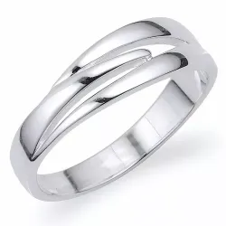 abstract zilver ring in zilver