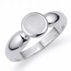 Maansteen ring in zilver