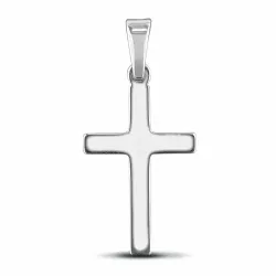 12 x 18 mm kruis hanger in zilver - Amoré