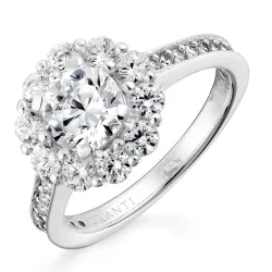 zirkoon ring in zilver