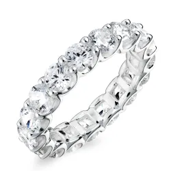 zirkoon ring in zilver