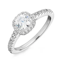 zirkoon ring in zilver