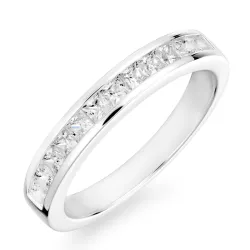 zirkoon mémoire ring in zilver