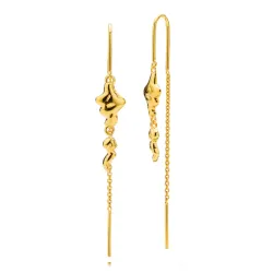 Sistie Oceana ketting oorbellen in verguld sterlingzilver