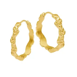 24 mm Sistie2ND creool in verguld staal