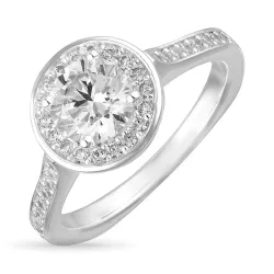 zirkoon ring in zilver