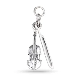 viool hanger in zilver