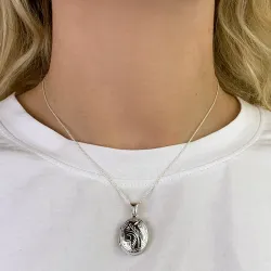 17 x 24 mm medaillon in zilver