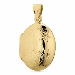ovale medaillon in verguld sterlingzilver