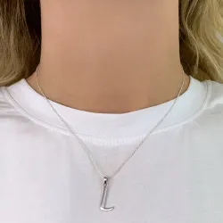letter l hanger in zilver - My Letter