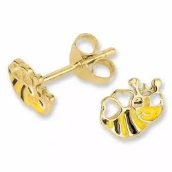 bij oorsteker in zilver