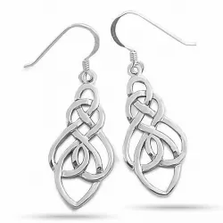 Keltisch oorbellen in zilver