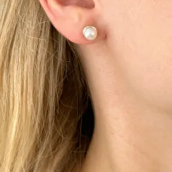 6-6,5 mm oorsteker in 8 karaat goud - Gold Collection