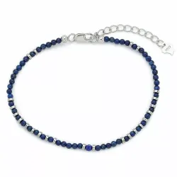 armband met lapis lazuli en hematite.