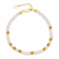 witte armband met koraal