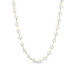 5,5 mm ketting met zoetwaterparel