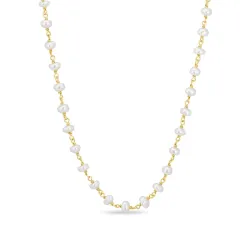 4,5 mm ketting met zoetwaterparel