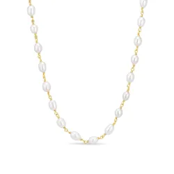 4,5 mm ketting met zoetwaterparel