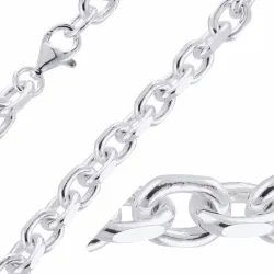 Heren sieraden: ankerketting in zilver 50 cm x 6,6 mm