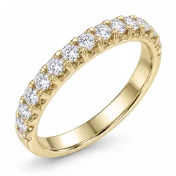lab grown diamant mémoire ring in 9 karaat goud 0,50 ct