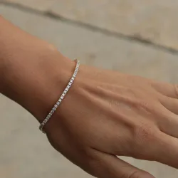 tennisarmband 5,36 ct in 14 karaat goud