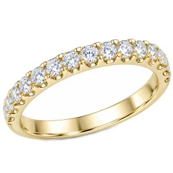 lab grown diamant ring in 14 karaat goud 0,51 ct