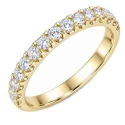 lab grown diamant ring in 14 karaat goud 0,51 ct