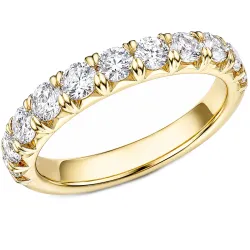 lab grown diamant ring in 14 karaat goud 1,0 ct