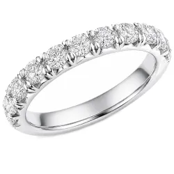 lab grown diamant ring in 14 karaat witgoud 1,0 ct