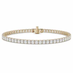 tennisarmband 4,36 ct in 14 karaat goud
