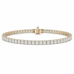 tennisarmband 5,36 ct in 14 karaat goud