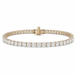 tennisarmband 7,39 ct in 14 karaat goud