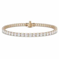 tennisarmband 6,22 ct in 14 karaat goud