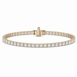 tennisarmband 3,64 ct in 14 karaat goud