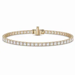 tennisarmband 3,84 ct in 14 karaat goud