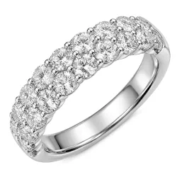 lab grown diamant ring in 14 karaat witgoud 1,50 ct