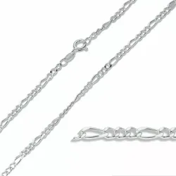 figaro ketting in zilver  x 2,7 mm