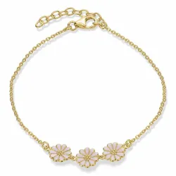 margriet paarse armband in verguld sterlingzilver - Maggie