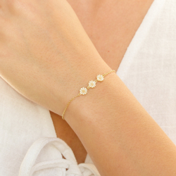 margriet armband in verguld sterlingzilver - Maggie