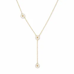 margriet Y-ketting in verguld sterlingzilver - Maggie