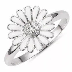 11 mm margriet zirkoon ring in zilver - Matilda
