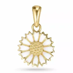 11 mm margriet hanger in verguld sterlingzilver - Marie